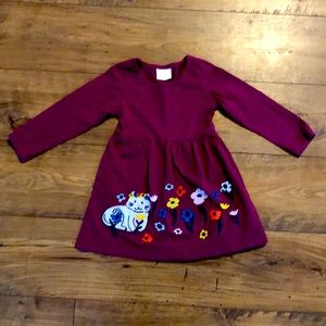 Hanna Andersson girls 4t/100CM embroidered dress